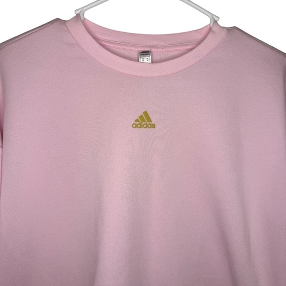Adidas U4U Aeroready Collection Crop Sweatshirt Pink Womens XS - Picture 3 of 11
